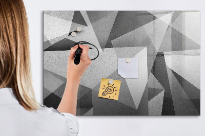 Tableau verre magnétique Abstraction 3D