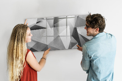 Tableau verre magnétique Abstraction 3D