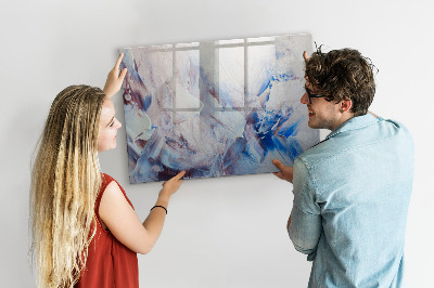 Tableau verre magnétique Mouvements de pinceau