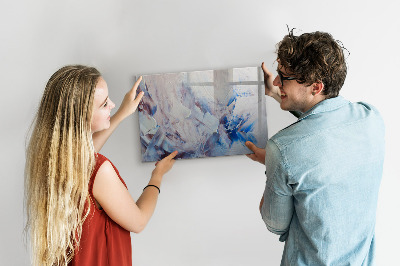 Tableau verre magnétique Mouvements de pinceau