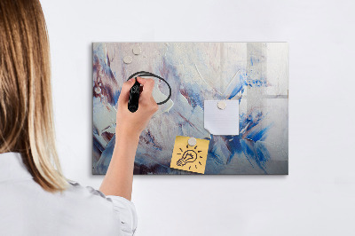 Tableau verre magnétique Mouvements de pinceau