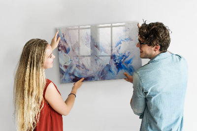 Tableau verre magnétique Mouvements de pinceau