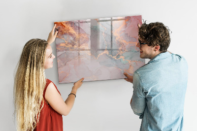 Tableau effaçable magnétique Marbre décoratif