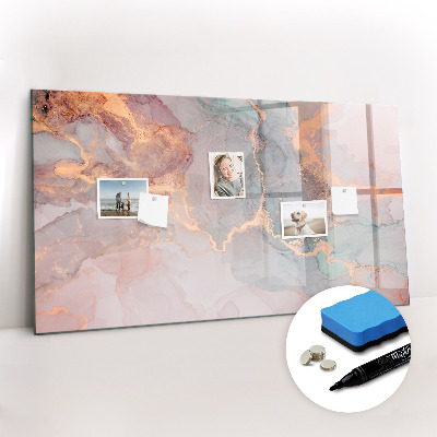 Tableau effaçable magnétique Marbre décoratif