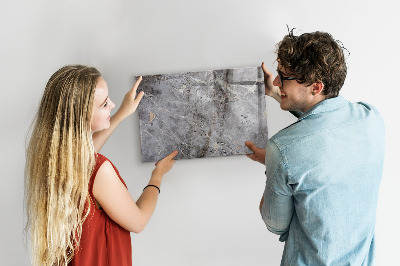 Tableau effaçable magnétique Motif en marbre