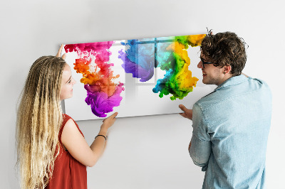 Tableau verre magnétique Un arc-en-ciel de couleurs