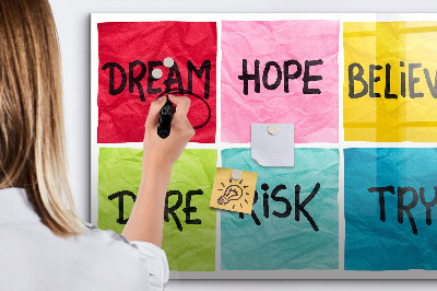 Tableau magnétique mural Tableau de motivation