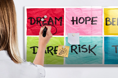 Tableau magnétique mural Tableau de motivation