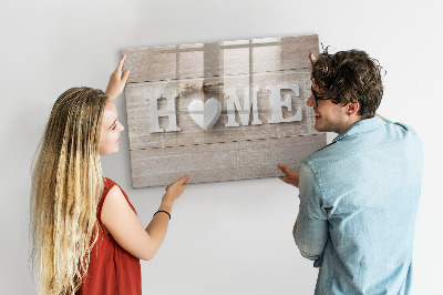 Tableau effaçable magnétique L'inscription « maison »