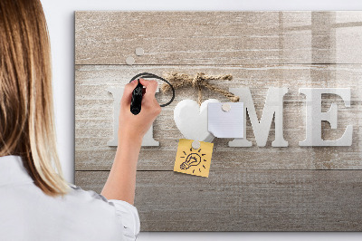 Tableau effaçable magnétique L'inscription « maison »