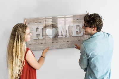 Tableau effaçable magnétique L'inscription « maison »