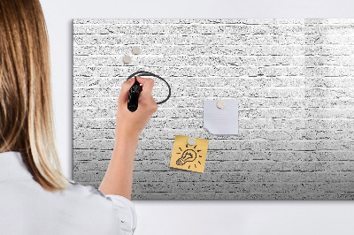 Tableau effaçable magnétique Mur de briques