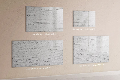 Tableau effaçable magnétique Mur de briques