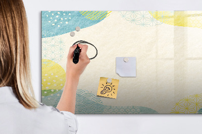 Tableau effaçable magnétique Cadre de modèle