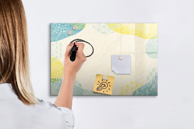 Tableau effaçable magnétique Cadre de modèle