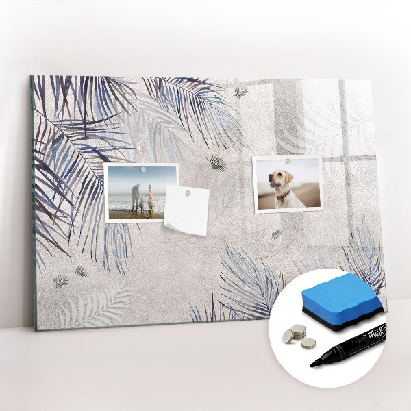 Tableau effaçable magnétique Palme