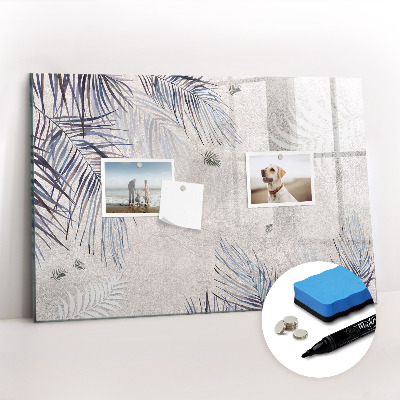 Tableau effaçable magnétique Palme