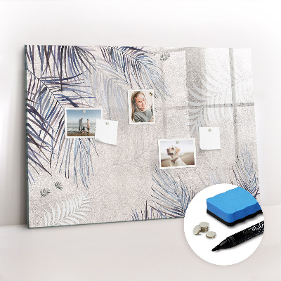 Tableau effaçable magnétique Palme