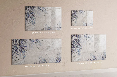 Tableau effaçable magnétique Palme