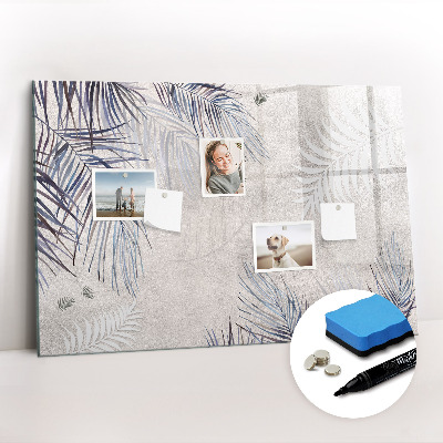 Tableau effaçable magnétique Palme