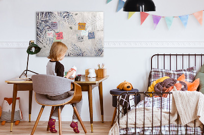 Tableau effaçable magnétique Palme