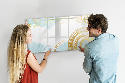 Tableau verre magnétique Motif décoratif