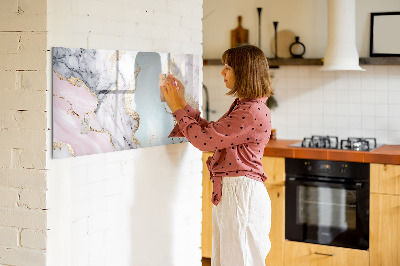 Tableau magnétique mural Marbre