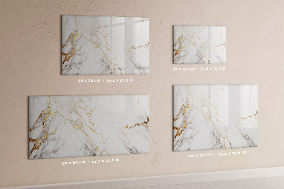Tableau effaçable magnétique Marbre décoratif