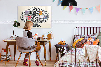 Tableau magnétique mural Nature des grands arbres