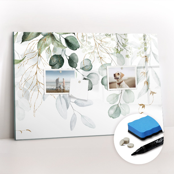 Tableau effaçable magnétique Plantes suspendues