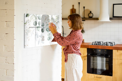 Tableau effaçable magnétique Plantes suspendues