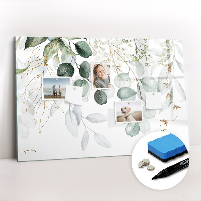 Tableau effaçable magnétique Plantes suspendues