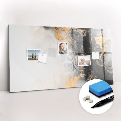 Tableau effaçable magnétique L'art du marbre