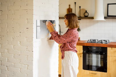 Tableau effaçable magnétique L'art du marbre