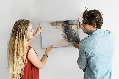 Tableau effaçable magnétique L'art du marbre