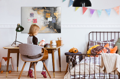 Tableau effaçable magnétique L'art du marbre