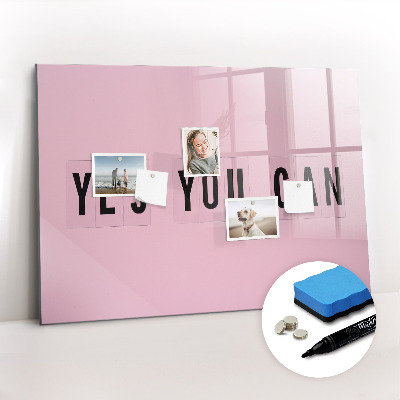 Tableau effaçable magnétique Oui, tu peux