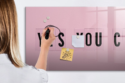 Tableau effaçable magnétique Oui, tu peux