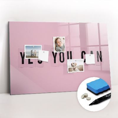 Tableau effaçable magnétique Oui, tu peux