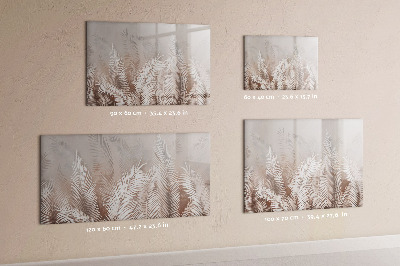 Tableau effaçable magnétique Feuilles tropicales