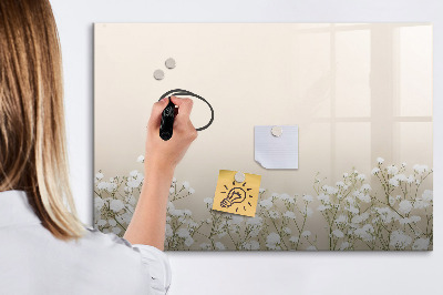 Tableau magnétique mural Fleurs en fleurs