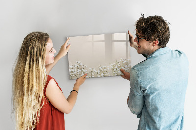 Tableau magnétique mural Fleurs en fleurs