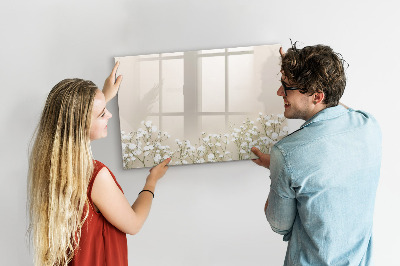 Tableau magnétique mural Fleurs en fleurs