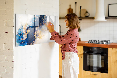 Tableau effaçable magnétique Motif en marbre