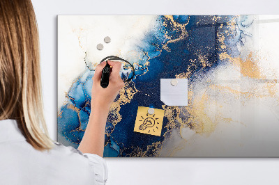 Tableau effaçable magnétique Motif en marbre