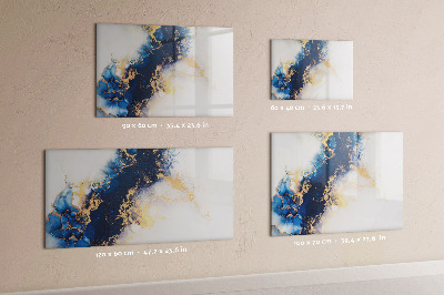 Tableau effaçable magnétique Motif en marbre