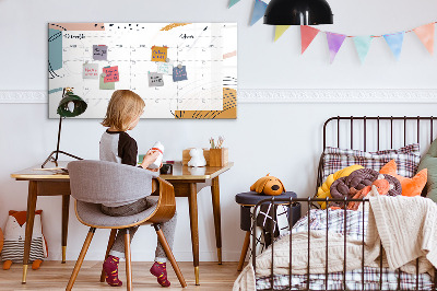 Tableau magnétique mural Organisateur d'entreprise