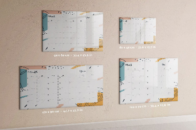 Tableau magnétique mural Organisateur d'entreprise