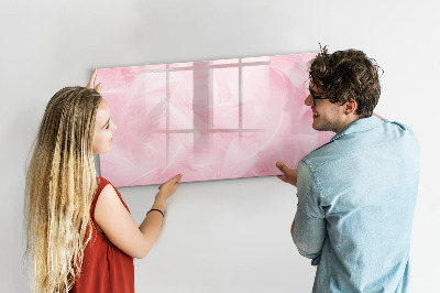 Tableau magnétique mural Abstraction de plumes