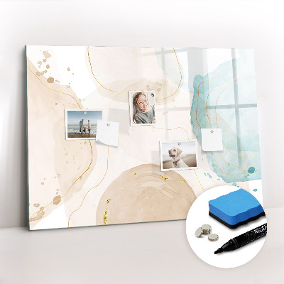 Tableau effaçable magnétique Taches d'aquarelle